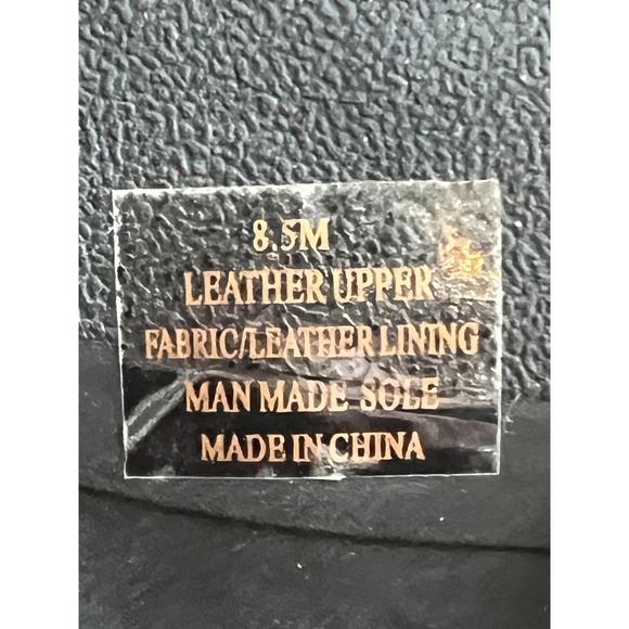 Reba Boots Womens Size 8.5 Black Suede Fringe Western Knee High Zip Cowboy - Picture 8 of 8